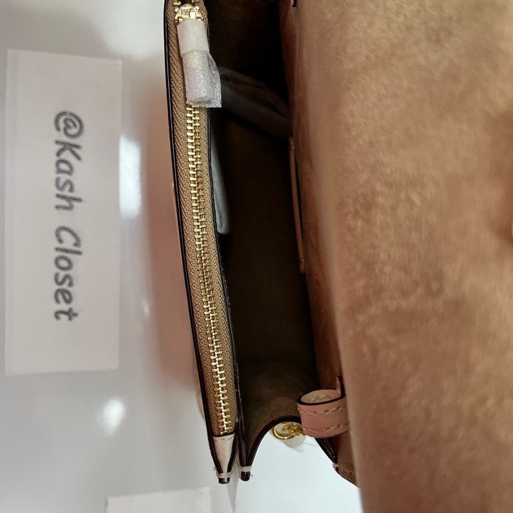 Coach Mini Brynn Crossbody With Spaced Floral Field Print Gold Chalk Multi - Picture 8 of 12